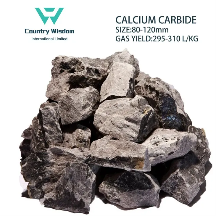 80-120mm Calcium Carbide Gas Yield 295L/Kg Min 50kgs/100kgs/ New Iron Drum