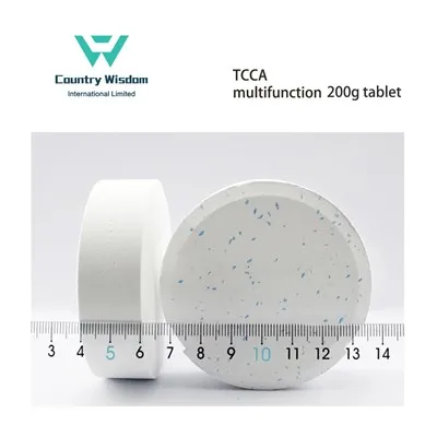 Кинески професионални произвођач ТЦЦА мултифункционална таблета од 200 г за дезинфекционо средство за воду у базену